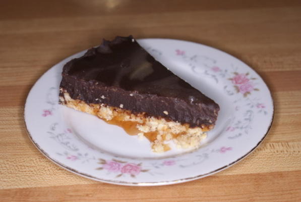 tourte au chocolat caramel salé