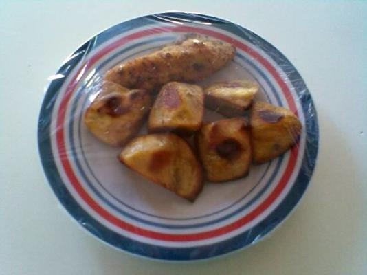 patates douces rôties au miel / kumara