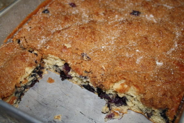 délicieux gâteau au café aux myrtilles