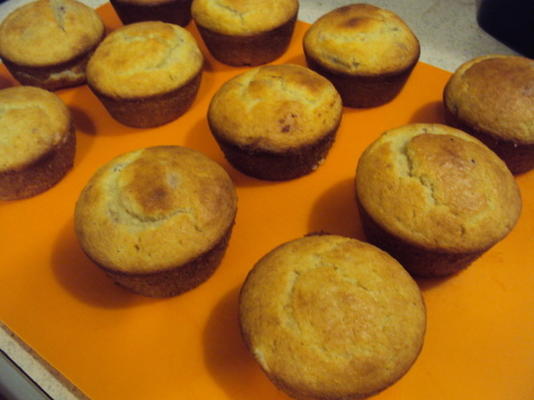 muffins au fromage et aux canneberges