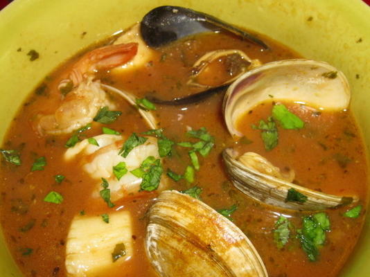 zuppa di mare (soupe de fruits de mer)