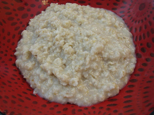 flocons d'avoine crémeux (conservation des aliments)