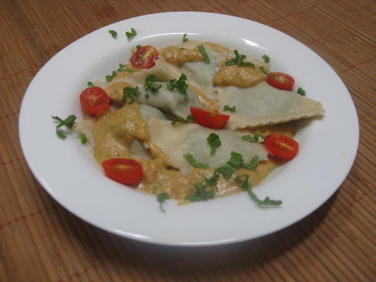 ravioli de fusion indo-italien