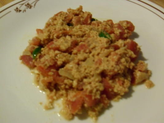 menemen (oeufs brouillés turcs épicés)