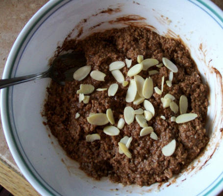 bouillie de galette à la menthe poivrée