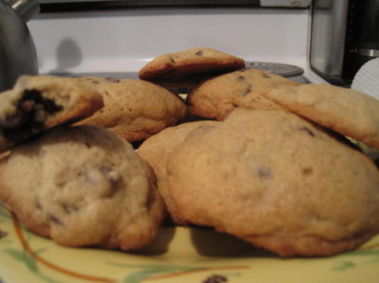 délicieux biscuits aux pépites de chocolat à la cannelle