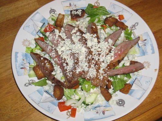 salade noire et bleue