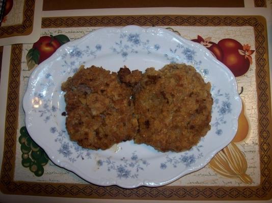 steak frit au poulet tendre