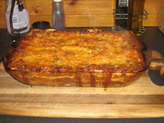 lasagne au bœuf aux trois fromages