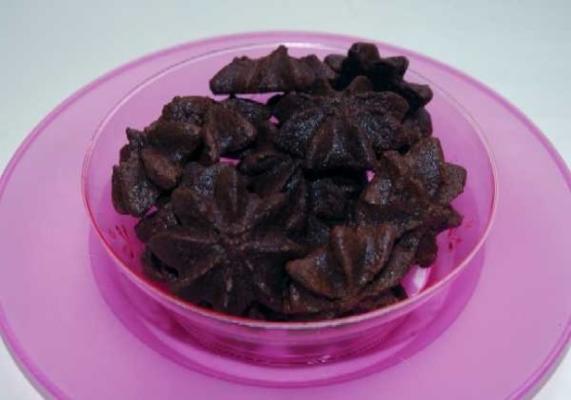 biscuits au chocolat noir profond sans gluten et sans produits laitiers