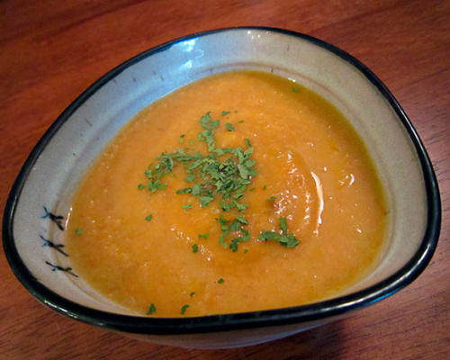 soupe de carottes saine