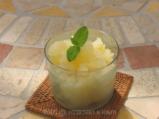 glace granita italienne au citron