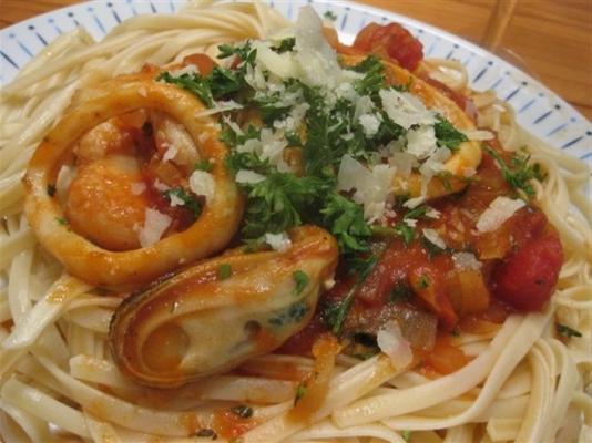 tomates fruits de mer marinara