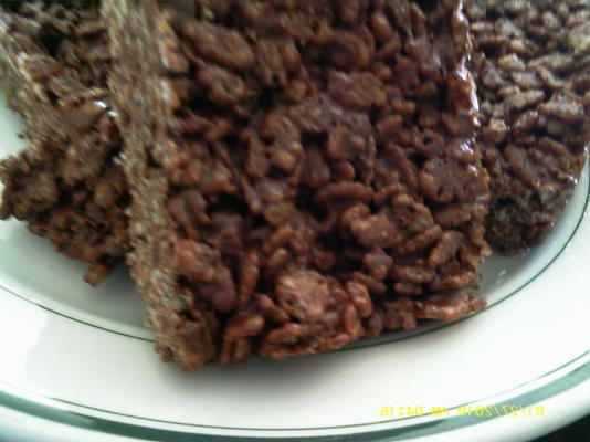barres de chocolat krispie au riz