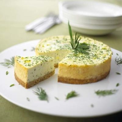 cheesecake aux herbes de chavrie