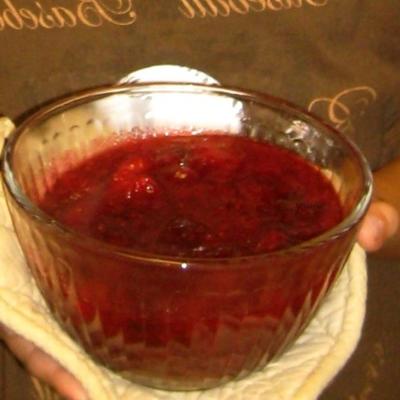 sauce wampanoag aux canneberges