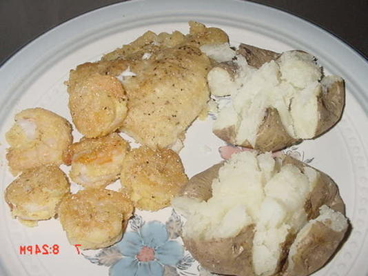poisson-chat louisiana, crevettes et salade de chou jalapeno