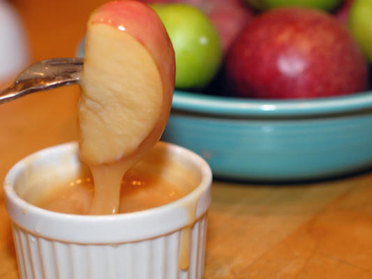 pommes au caramel sans gluten
