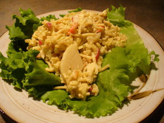 salade orientale au curry de riz-a-roni