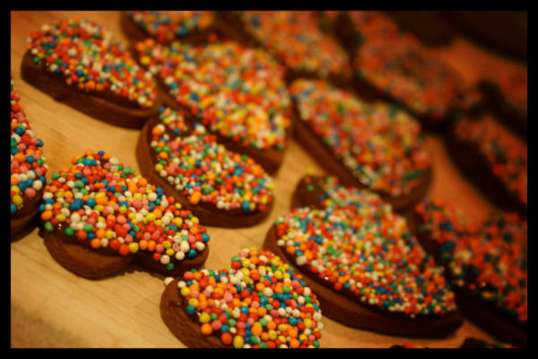 biscuits double de tache de rousseur de chocolat (biscuits)