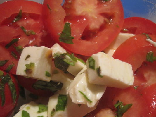 bandoora- salade de tomates fraîches / basilic