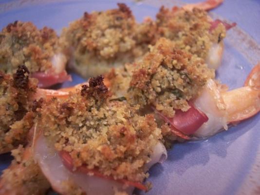 crevettes farcies au prosciutto