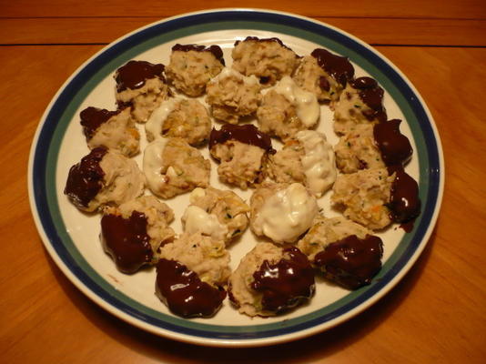 biscuits au chocolat sans gluten aux carottes et aux courgettes