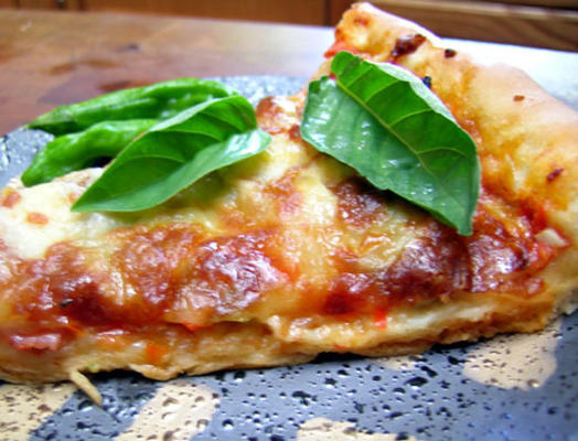 sauce à pizza et pâte à pizza