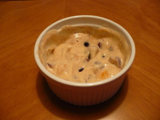 raisin et yaourt aux épices