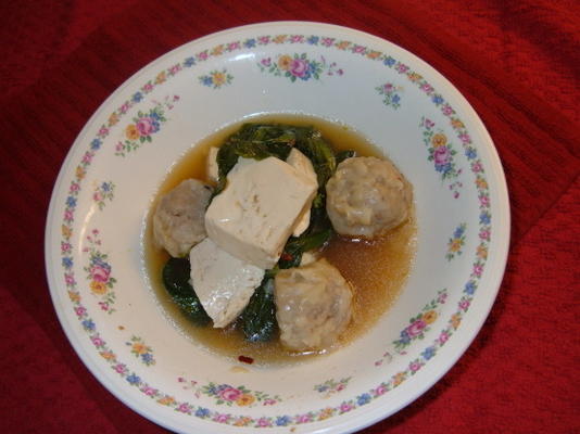 soupe de porc shumai