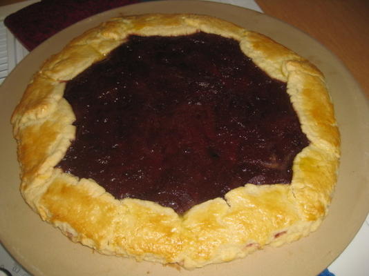 tarte aux prunes de forme libre facile