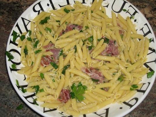 penne au prosciutto au beurre