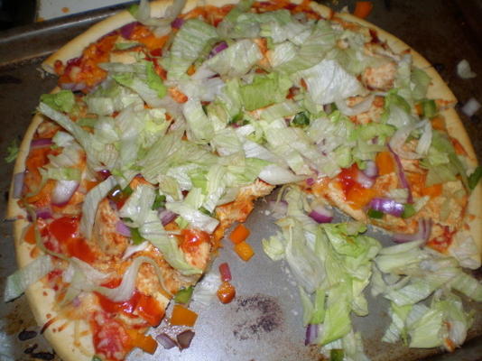 pizza taco au poulet