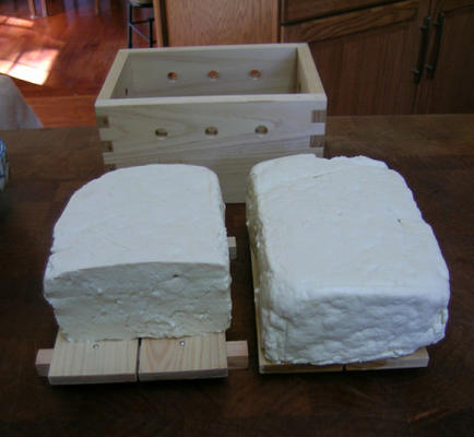 tofu fait maison - régulier ou momendoufu