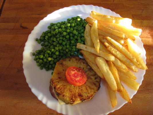 steaks de gammon à l'ananas et au fromage