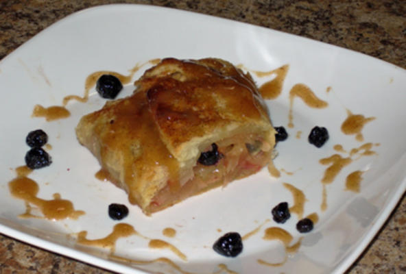 strudel aux pommes végétalien du chef joey