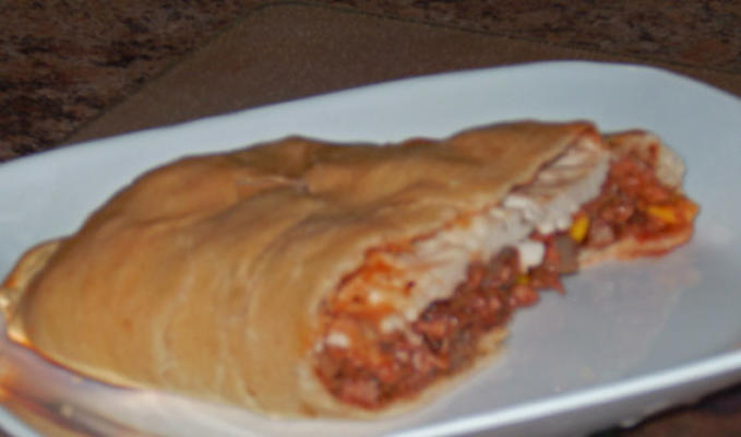 calzone mexicaine du chef joey (végétalien)