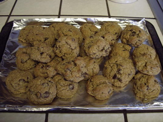 biscuits aux épices au chocolat et à l'avoine chargés