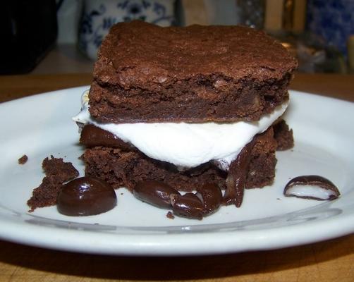 brownie menthe s'mores