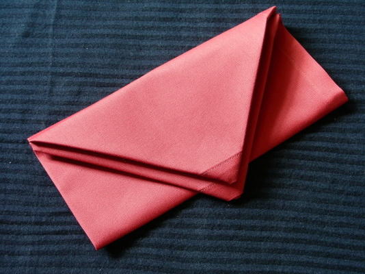 serviette / serviette, enveloppe simple