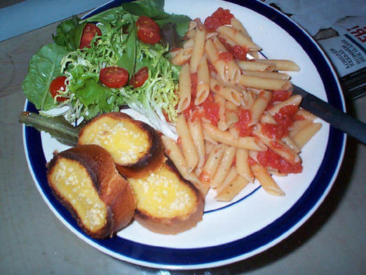 penne végétalien à la vodka