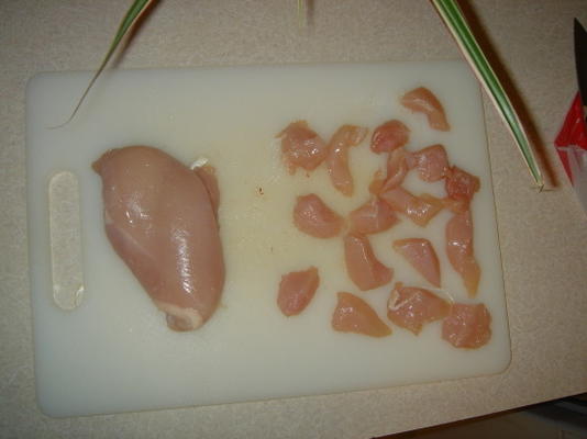 brochettes de poulet grillées au citron et à l'ail