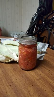 salsa aux tomates fraîches sans cuisson (sans gras)