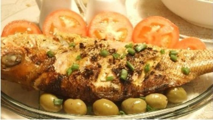 poisson grillé à la citronnelle