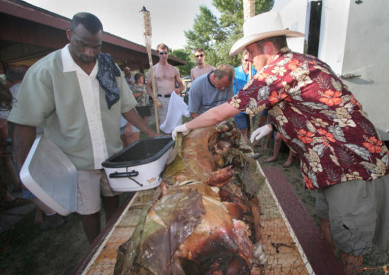 rôti de porc en terre