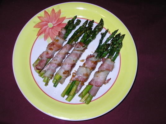 asperges sautées avec bacon