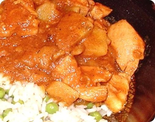 poulet au curry de chanchill