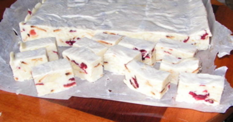 nougat au chocolat blanc