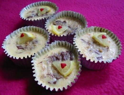 petits gâteaux au fromage tourbillonnés (chocolat et beurre de cacahuète)