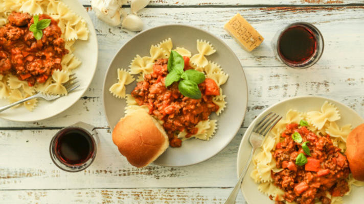 pot instantané sauce bolognaise